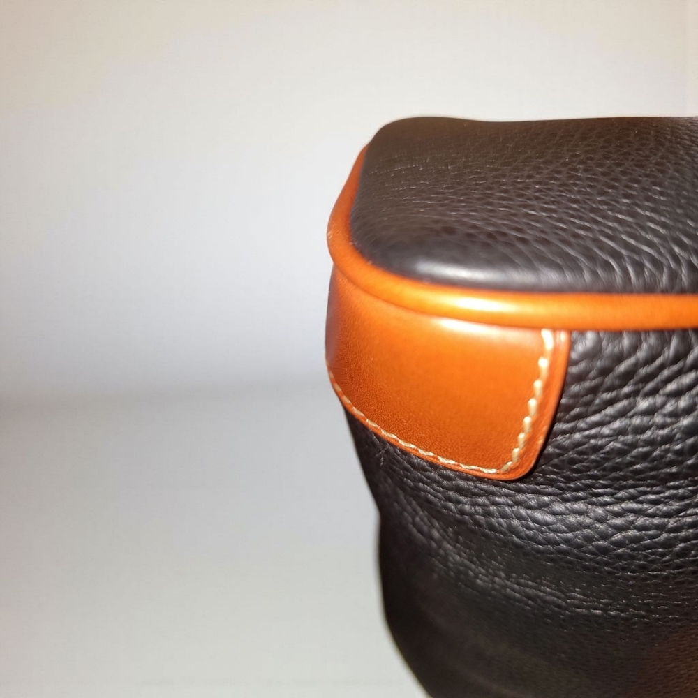 Dooney & Bourke Black and Brown Crossbody Bag/Dust Bag Included - Picture 8 of 11
